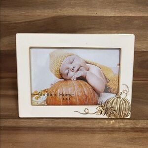 Sheffield Home Cream and Gold Photo Frame